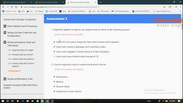 Advanced Google Analytics Exam Answers 2019