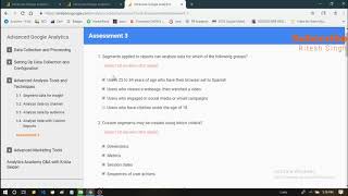 Advanced Google Analytics Exam Answers 2019 screenshot 5