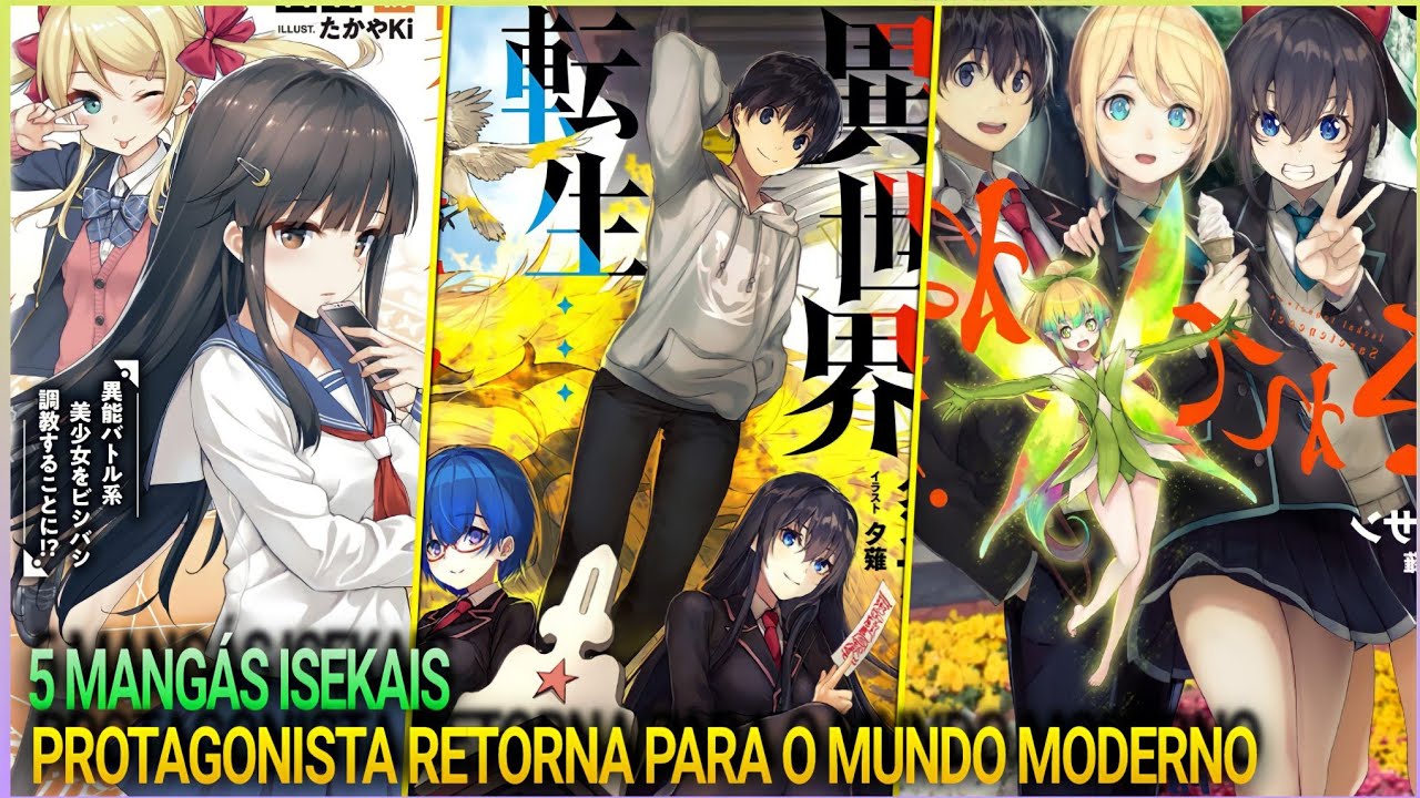 7 ISEKAI Anime Onde o Protagonista REENCARNA ou RENASCE OVERPOWER