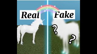 Making A *FAKE* Unicorn Horse In Horse world Roblox! Cost Nothing and Almost Looks the Exact Same!