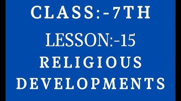 PSEB SOCIAL SCIENCE || ENGLISH MEDIUM || CLASS 7TH || LESSON 15 || HISTORY || QUESTION\ANSWERS