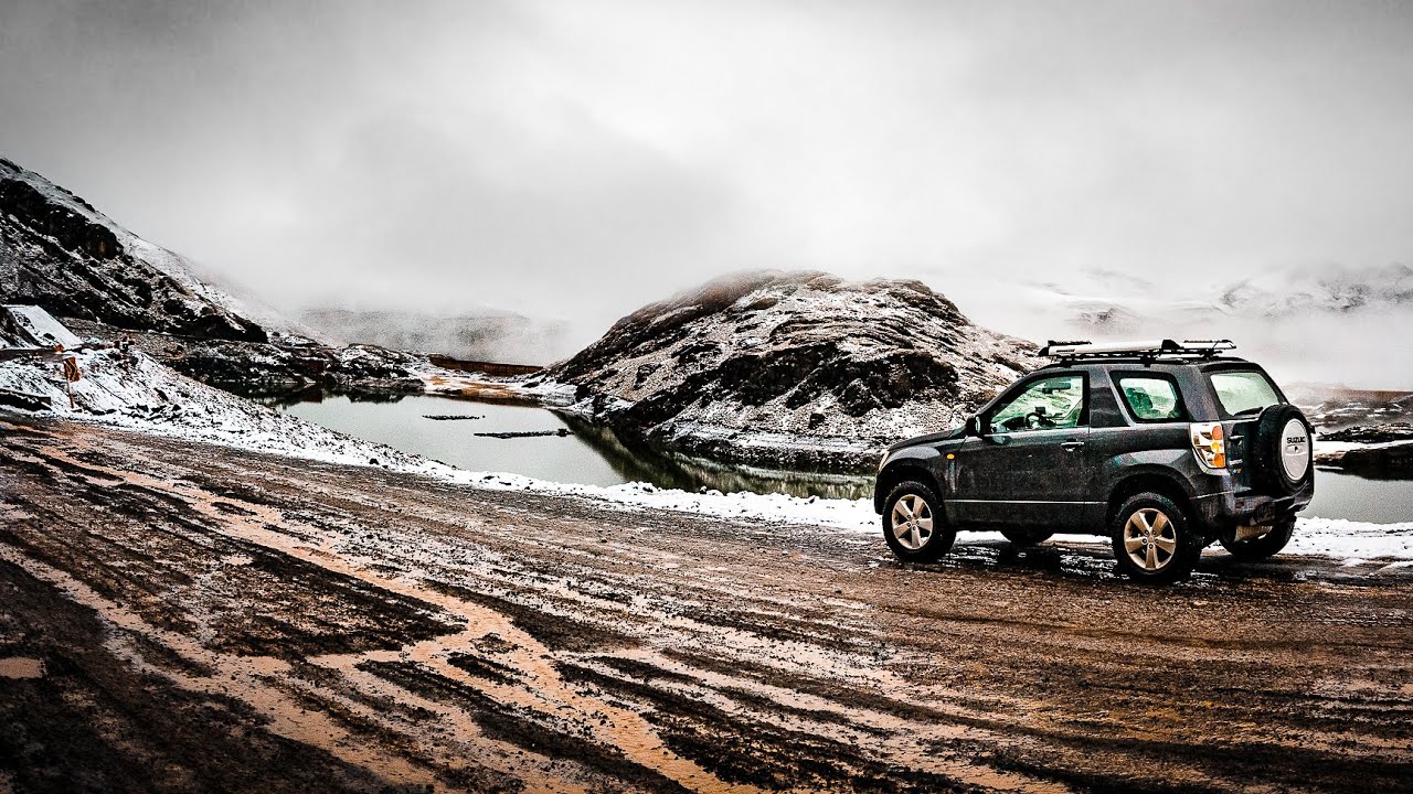 NIEVE a pocas HORAS de LIMA 🌧️🚗🌧️ LAGUNA de los 7 COLORES