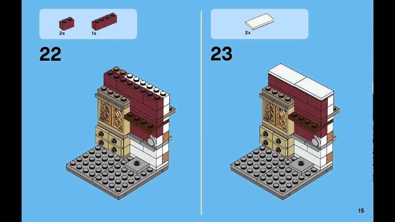 Bauanleitungen lego 40123 - Thanksgiving-Fest 40123