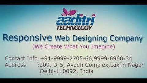 Responsive Web Design Services, Responsive Website Development Company Delhi, Noida, Gurgaon, India