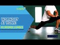 Workout at home  45 degree lunges  kunal sharma