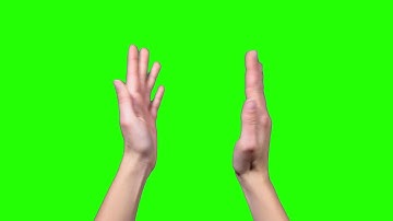 Clap Hands Green Screen