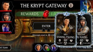 I Tried the New KRYPT ELDER with MK1 Shang Tsung! | MK Mobile