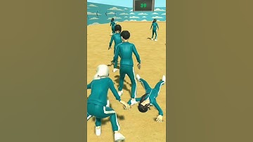 Squid Race 3d Death Run 😱😦😨| Squid game | Gameplay walkthrough | New big update android, iOS #shorts