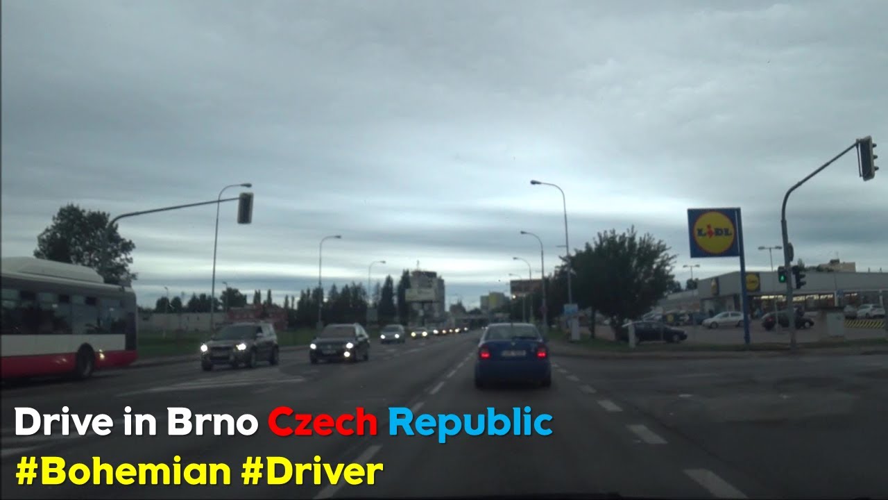Drive in Brno, Czech Republic 