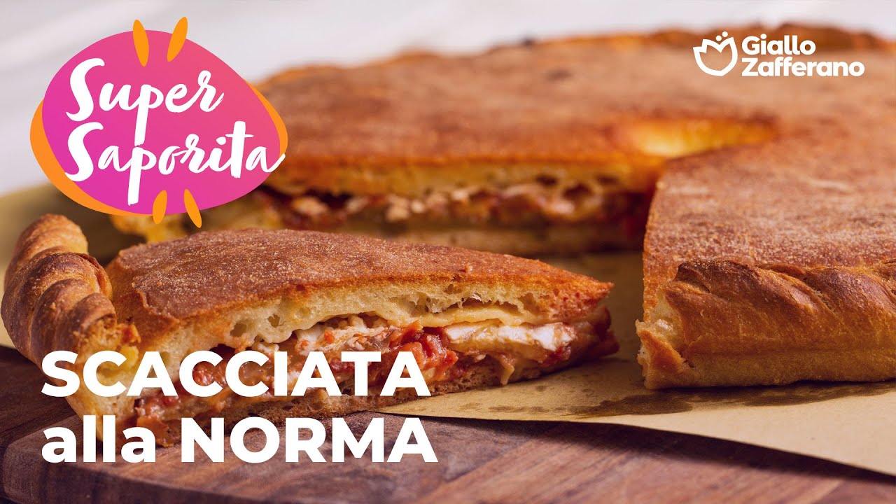 SCACCIATA alla NORMA - RICETTA SUPER SAPORITA😍💜🍆