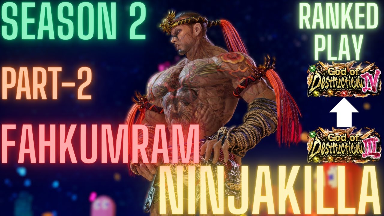 Tekken 8 | NinjaKilla (Fahkumram) От Бога 3 до Бога 4. Часть 2. Рейтинговая игра.