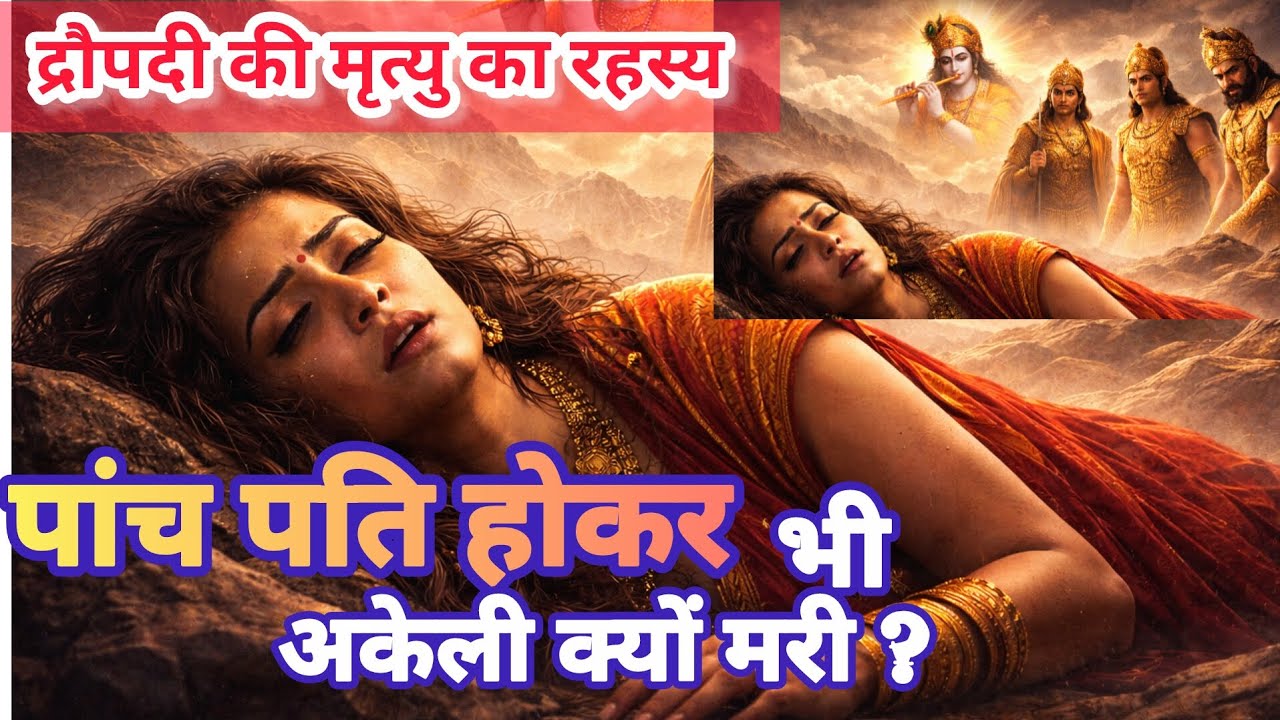 द्रौपदी का अंत कैसे हुआ? — पाँच पति होकर भी अकेली क्यों मरी? | @kanha_updesh 