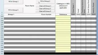 Room Data Sheet Template Version 2 Demo