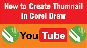 How to create custom thumbnail for youtube videos in CorelDraw /Ab Graphics