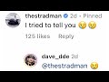 Stradman Tries to WARN DDE DAVE…