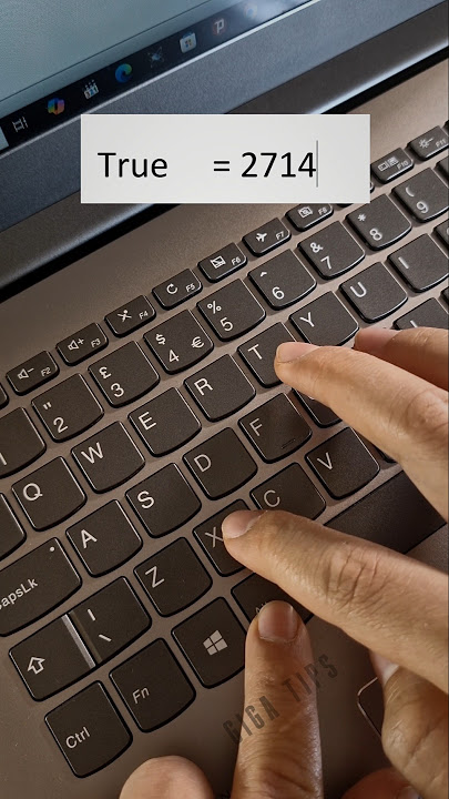 Typing trick | #computer #pc #asmr #typing #tricks