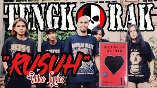 TENGKORAK - Rusuh   Lyrics (Metalik Klinik 2) Grindcore Indonesia