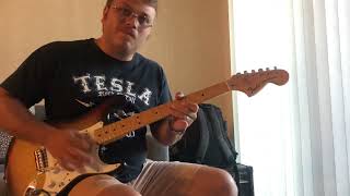 Inside The Bsides Tear Down The Walls  Kix Guitar Lesson solo Included