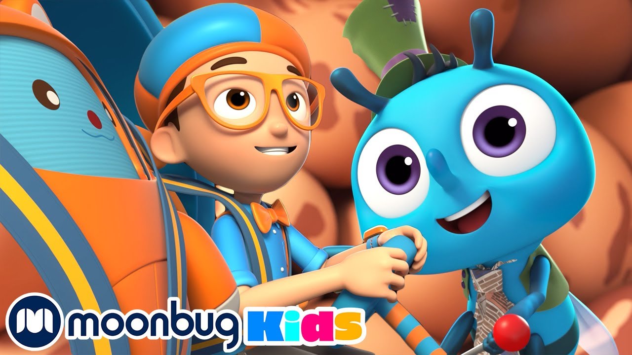 ⁣Blippi Wonders | Vuilniswagen | Moonbug Kids Nederlands - Kindertekenfilms en Liedjes