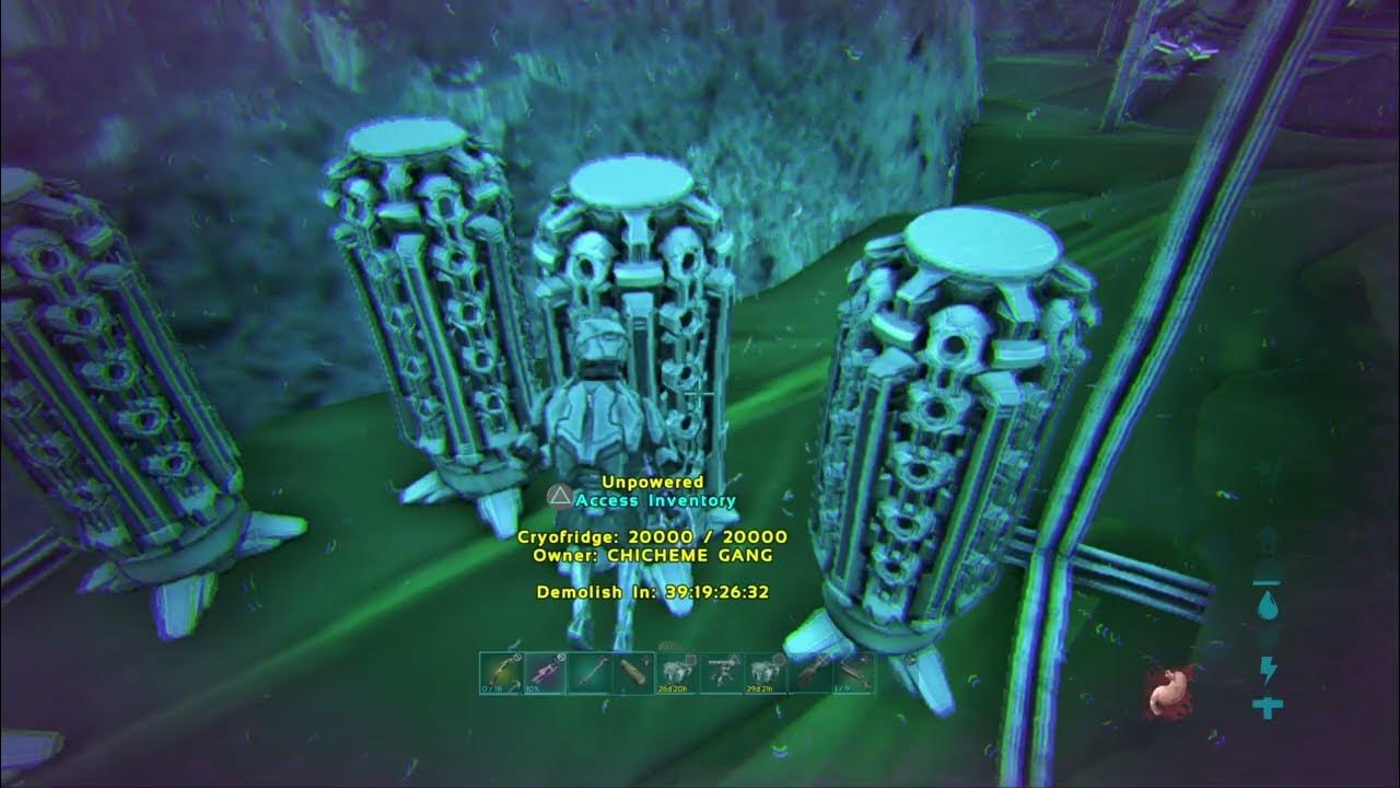 wiping 3 vacuum bases ARK OFFICIAL PVP YouTube