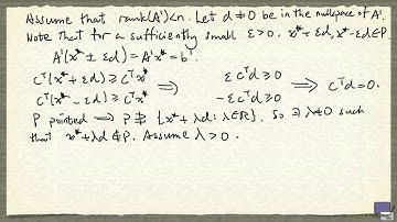 2  Extreme point optimal solution
