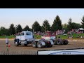 IH 4200 Detroit Vs Mack Superliner Tractor Semi Truck Race