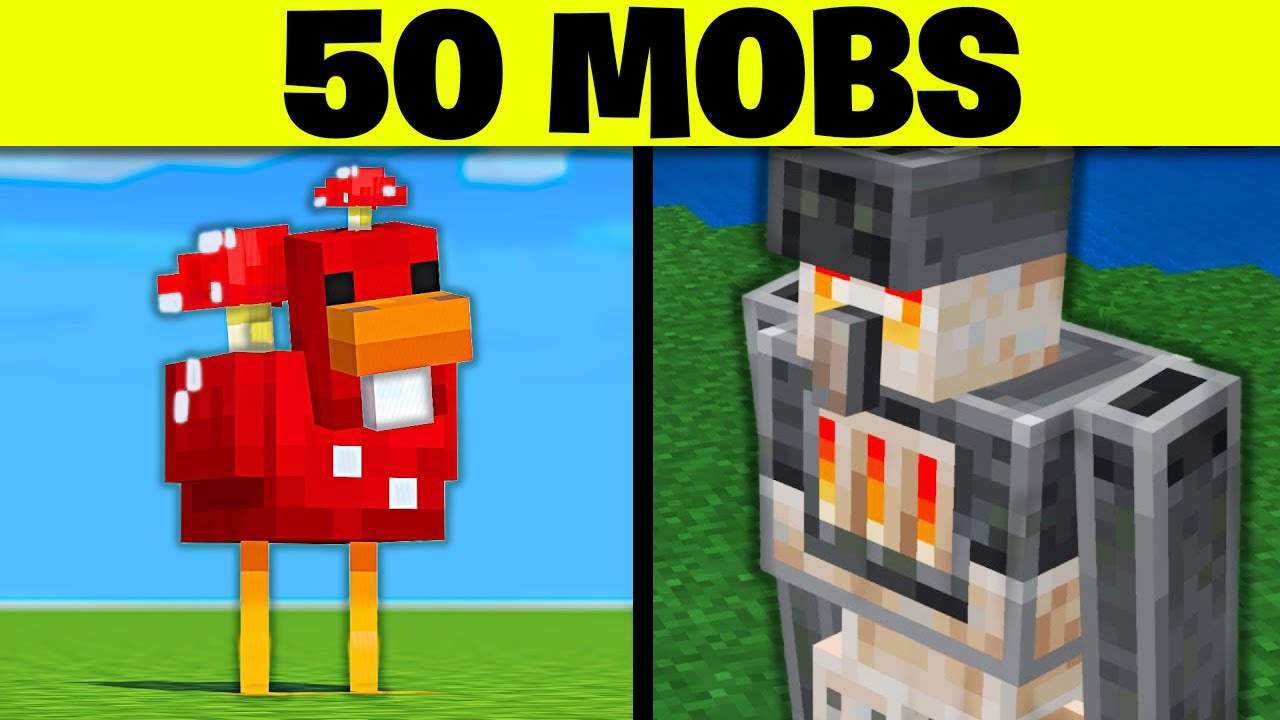 ULTIMATE MUTANT MOBS AND BOSSES BATTLE in Minecraft Mob Battle