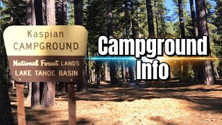 Kaspian Campground Tour - Lake Tahoe, CA