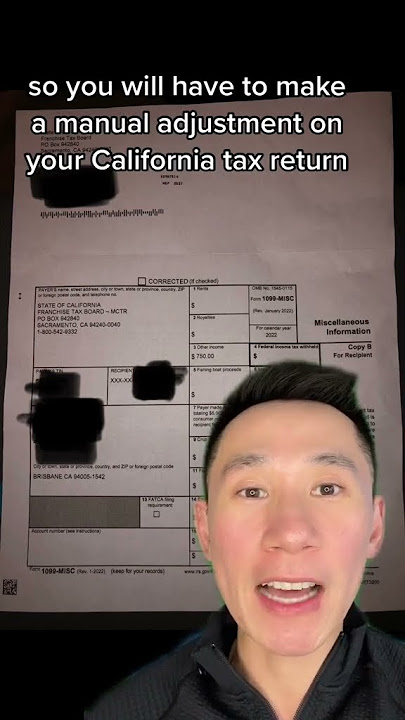 How to report CA Middle Class Tax Refund #shorts #finance #tax #irs #ftb