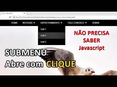 Vídeo: Como Obter Um Menu Pop-up