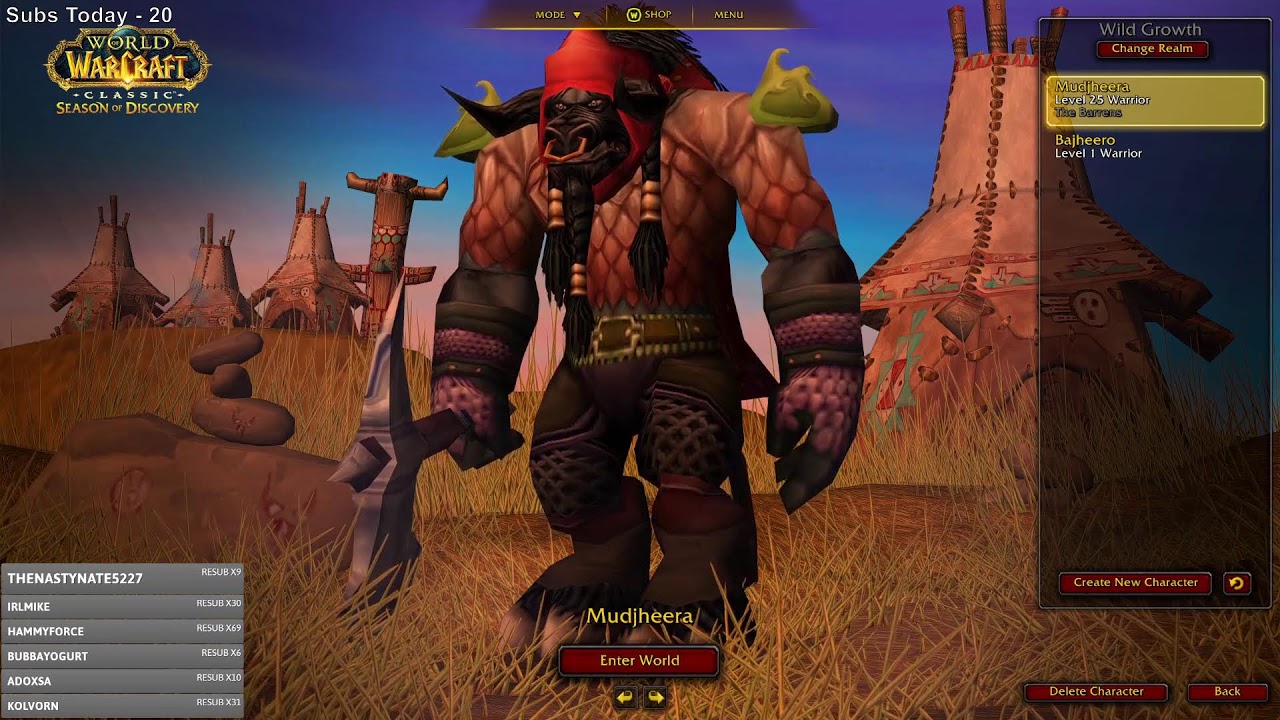 🔥WoW SoD Fresh: Mudjheera the Warrior | Day 3 (EU-Wild Growth)🔥- World of Warcraft Classic