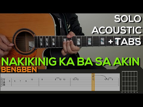 Ben&Ben - Nakikinig Ka Ba Sa Akin Guitar Tutorial [SOLO + TABS]