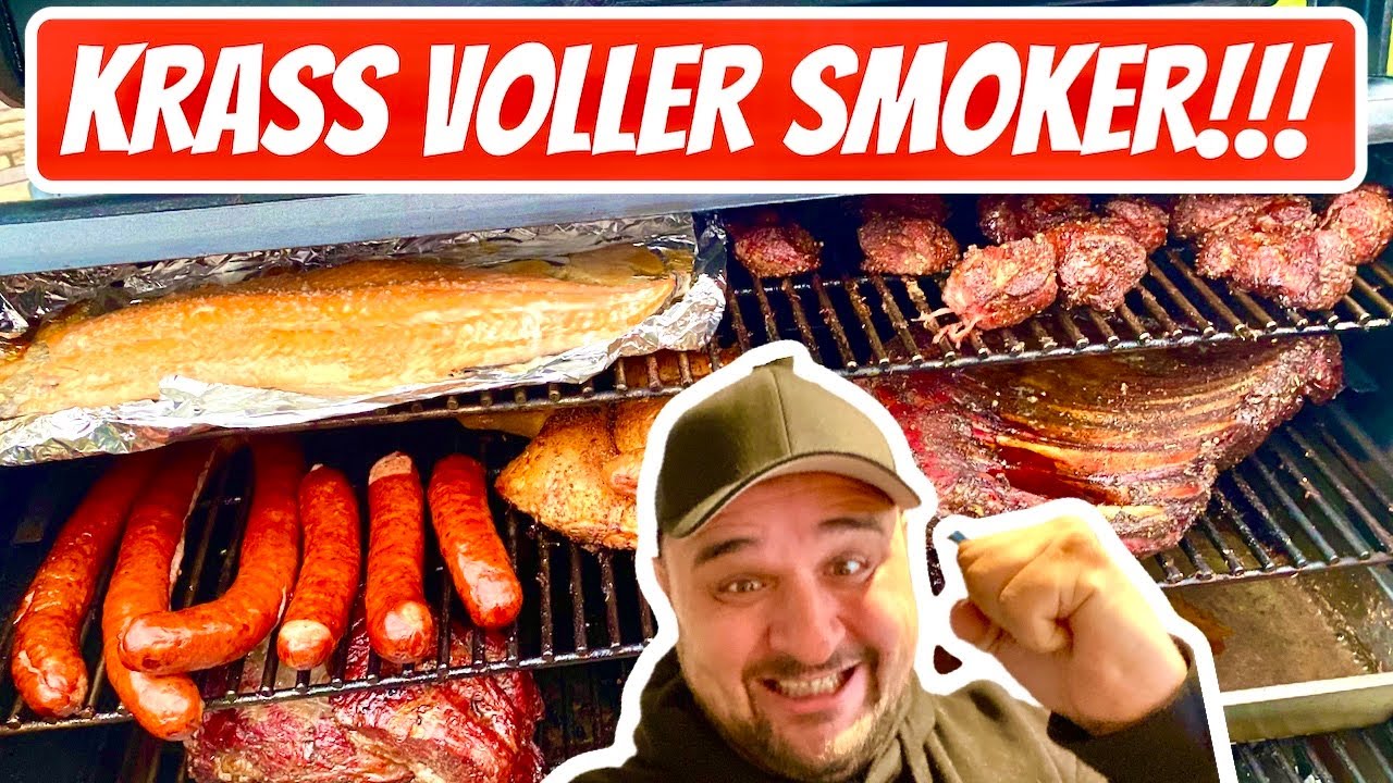 XXL SMOKER PARTY 6 Gerichte im SMOKER GLEICHZEITIG grillen — Klaus grillt