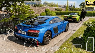 Audi R8 & Maserati MC20 | Supercars Convoy | Car Parking Multiplayer 2 Gameplay | 4K ULTRA GRAPHICS screenshot 3