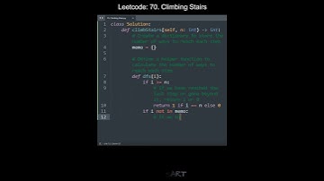 Leetcode 70. Climbing Stairs in Python | Python Leetcode | Python Coding Tutorial | Python Code ASMR