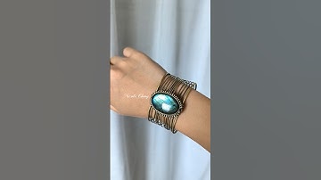 Unisex Wire wrapped Bracelet  #jewelry #wirewrap #handmade #jewellerymaking