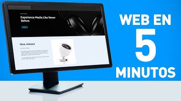 Cómo Crear una Página Web FÁCIL en 5 minutos - HOSTINGER