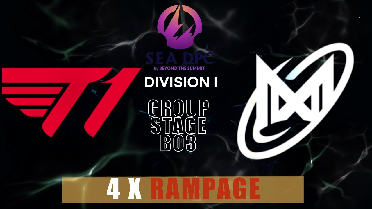 Quadruple RAMPAGE T1 vs Nigma Galaxy SEA Dota 2 Highlights - Bo3 DPC SEA Tour 3 Division 1 (2022)