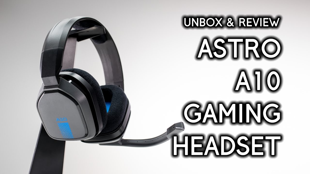 Astro A10 Gaming Headset Unboxing And Review Youtube