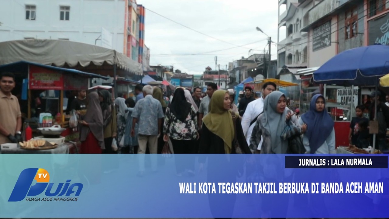 Wali Kota Tegaskan Takjil Berbuka di Banda Aceh Aman