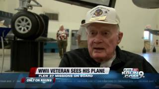WWII veteran reunited with plane he flew during war