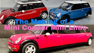 The Making of A Pink Mini Cooper Mini Limo DieCast Model