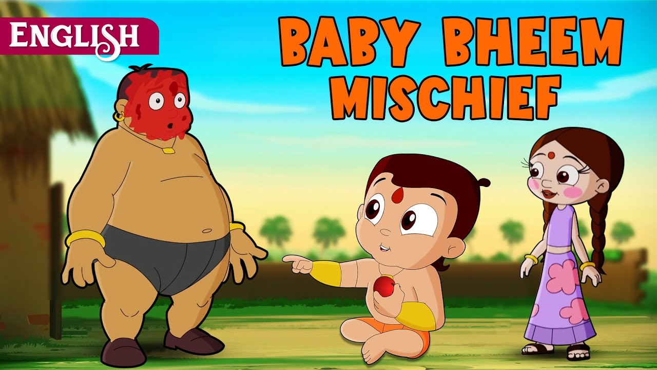 Baby Chhota Bheem Mischief  Funny Cartoons for Kids   English stories