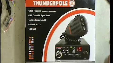 Thunderpole T800 - (CE Multi-Norm) CB radio (mobile) -  TX adjustment