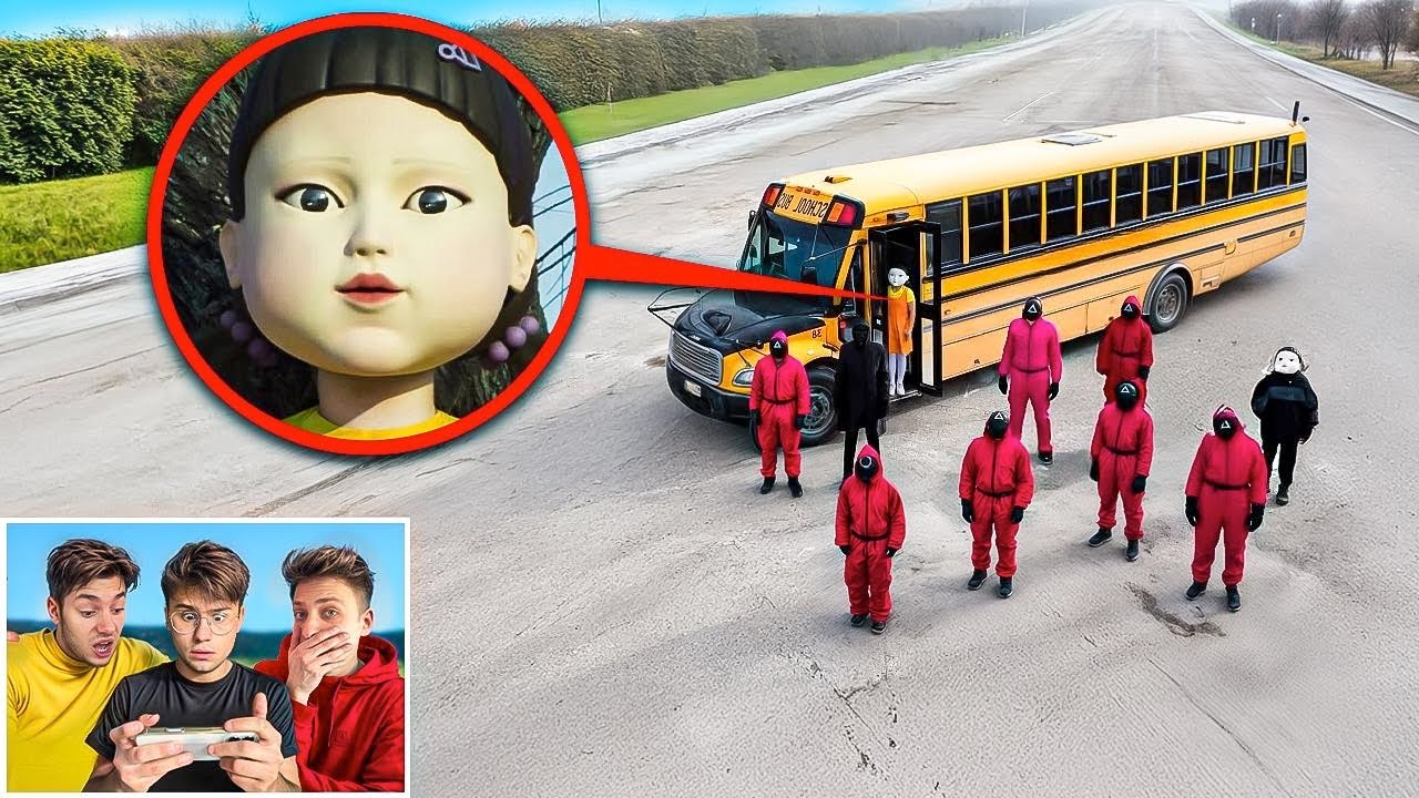 Я СНЯЛ АВТОБУС SQUID GAME В РЕАЛЬНОЙ ЖИЗНИ!