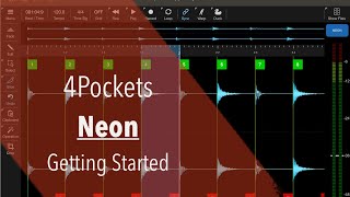 4Pockets Neon (Audio Editor and Clip Launcher) - Tutorial Part 1: Getting Started screenshot 1