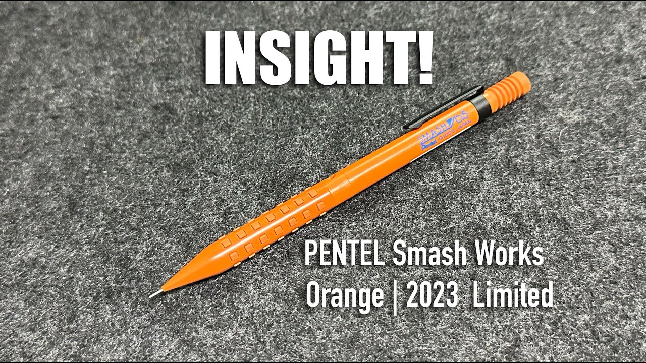 INSIGHT! Pentel Smash Works Q1005-PLS1 – Orange 0.5 mm