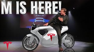 MODEL M - Elon Musk Reveals New Tesla Motorcycle