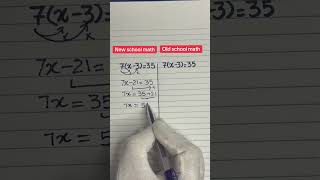 Common core math 🧮 old school math vs new school math #maths #mathstricks #study #mathematics