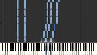The Little Drummer Boy Jazz version  Harry Simeone [Piano Tutorial] Synthesia